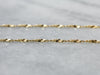 18K Gold Twisted Serpentine Chain Necklace