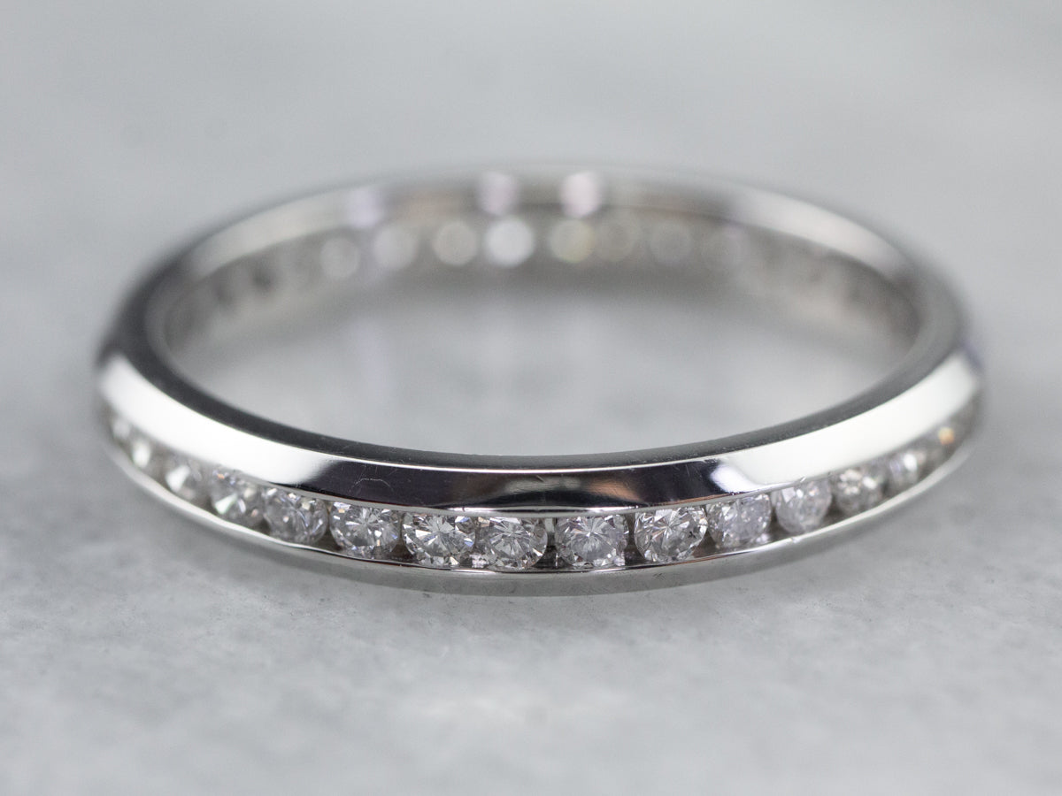 Platinum Diamond Eternity Wedding Band