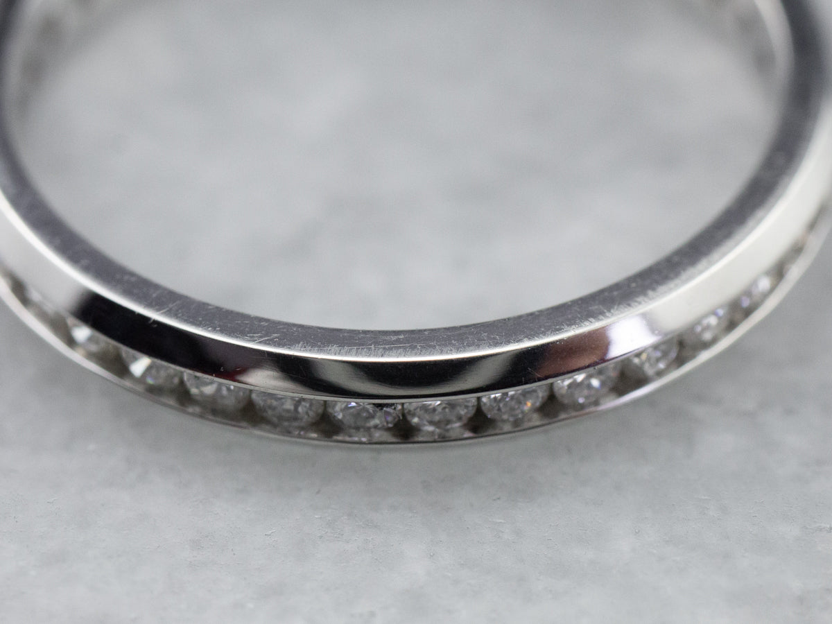 Platinum Diamond Eternity Wedding Band