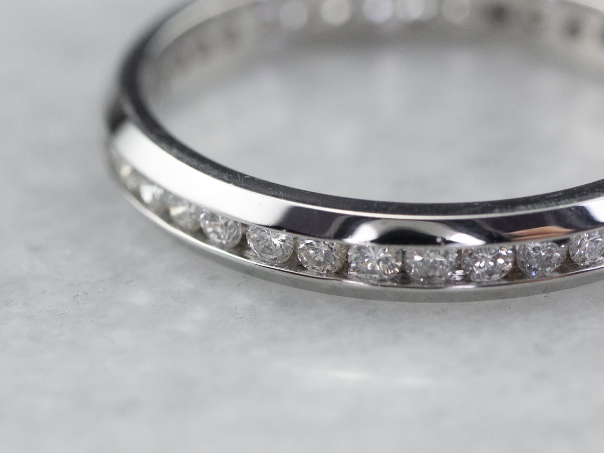 Platinum Diamond Eternity Wedding Band