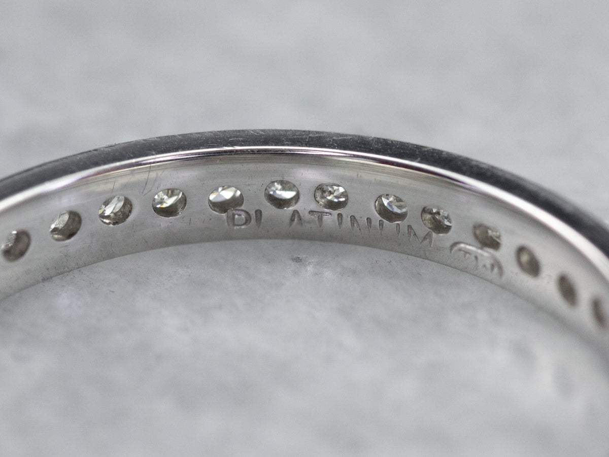 Platinum Diamond Eternity Wedding Band