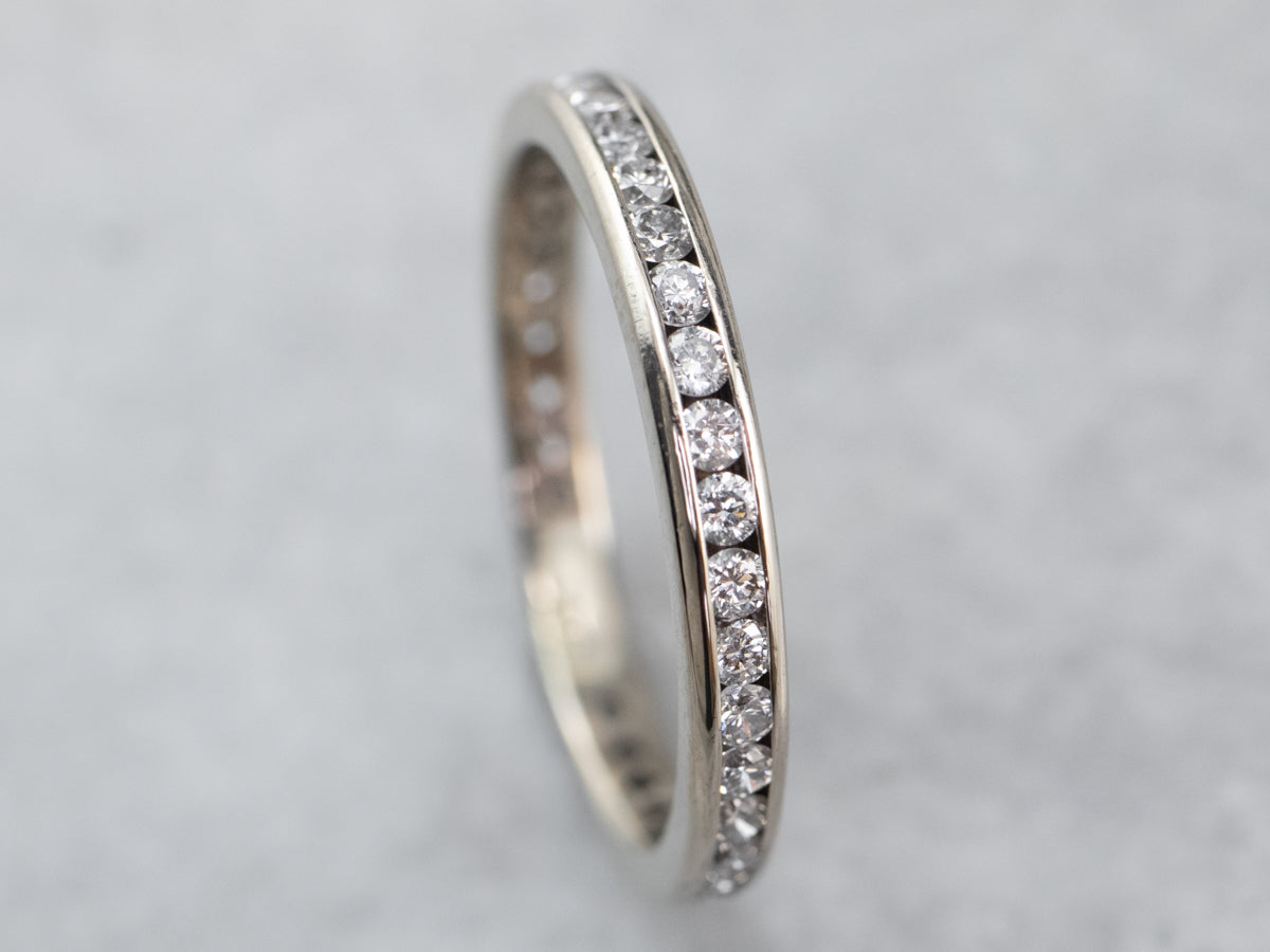Channel Set Diamond Eternity Band