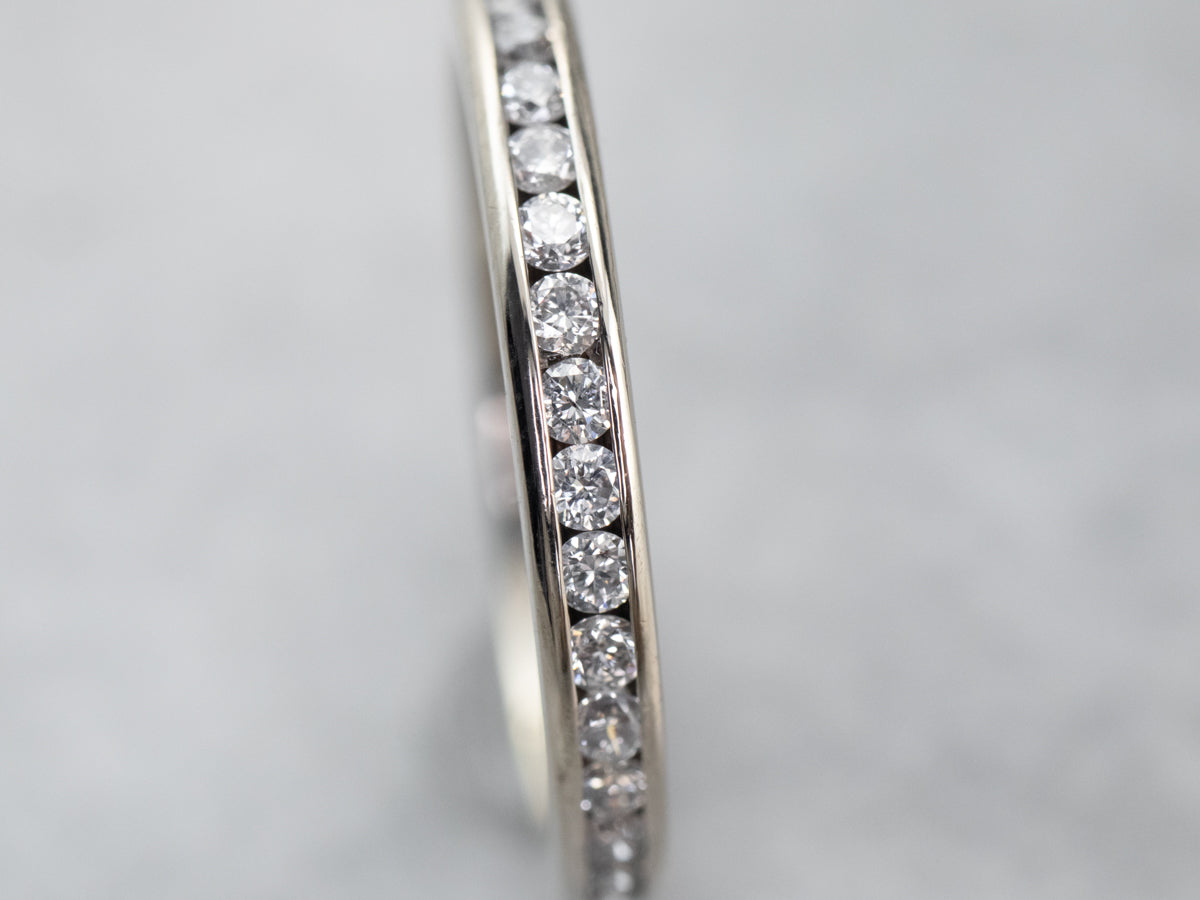 Channel Set Diamond Eternity Band
