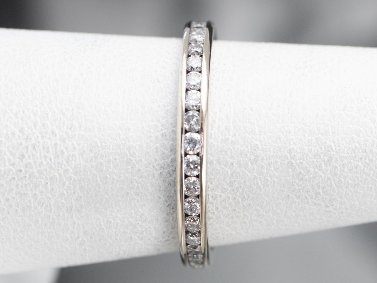 Channel Set Diamond Eternity Band
