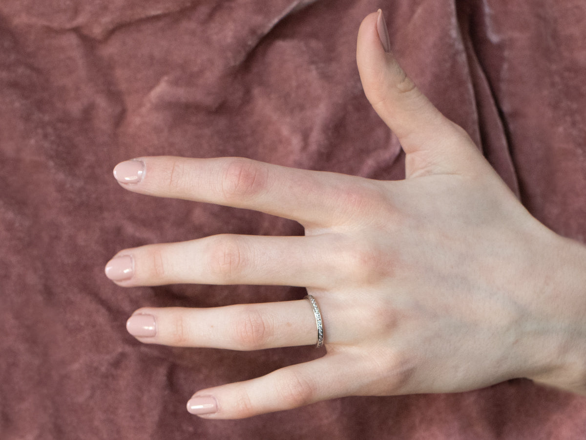 Channel Set Diamond Eternity Band