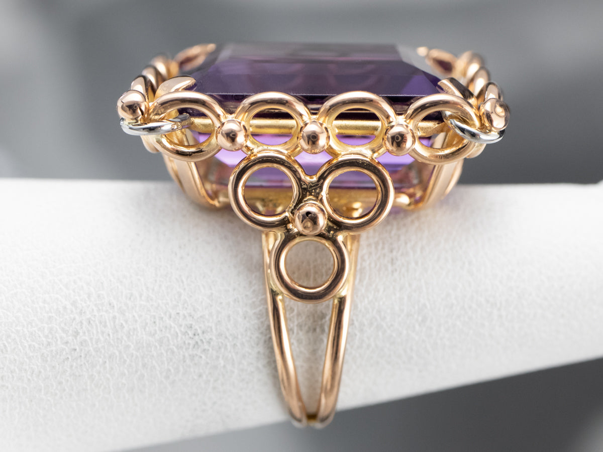 Vintage Amethyst Cocktail Ring