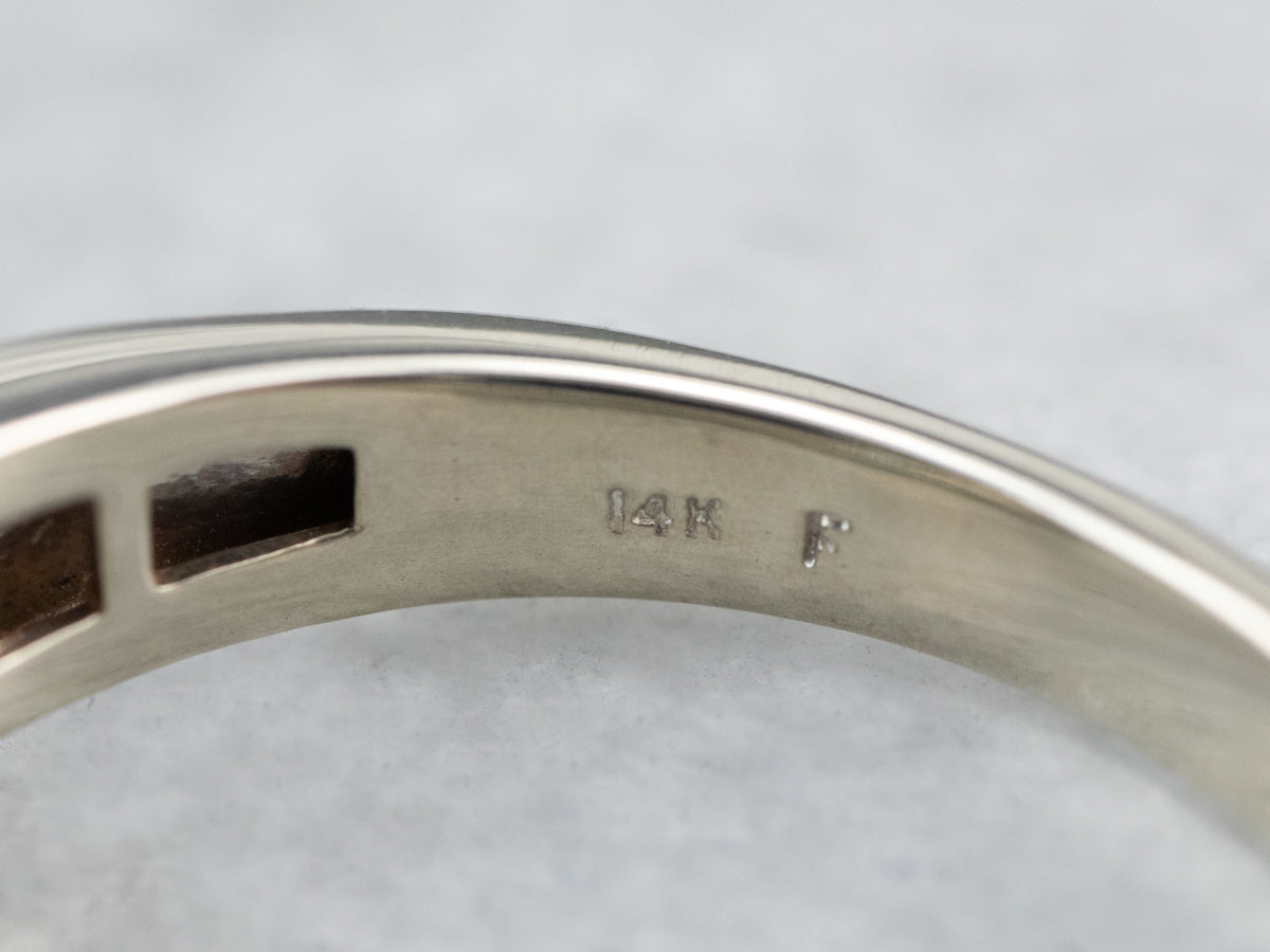 Modern Blue Zircon and Diamond Cocktail Ring