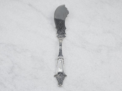 Antique Coin Silver Butter Knife
