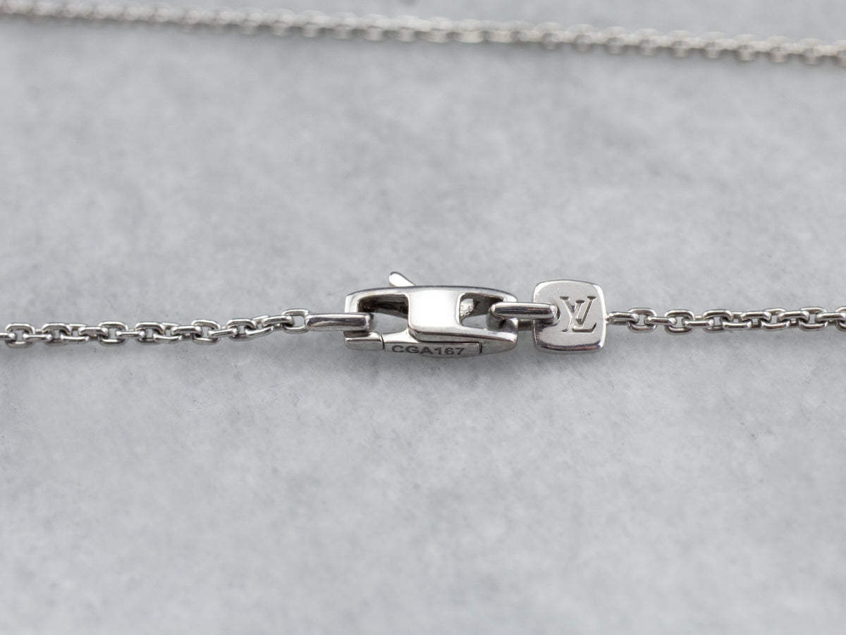 18K White Gold Rolo Chain