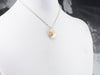 Gold Conch Shell Charm Pendant