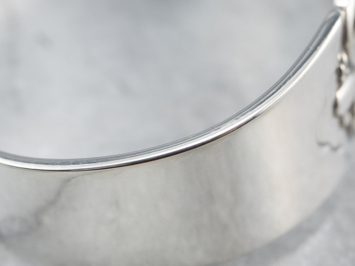 Towel Sterling Silver Tigers Eye Cuff Bracelet