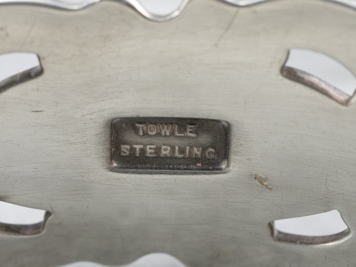 Towel Sterling Silver Tigers Eye Cuff Bracelet