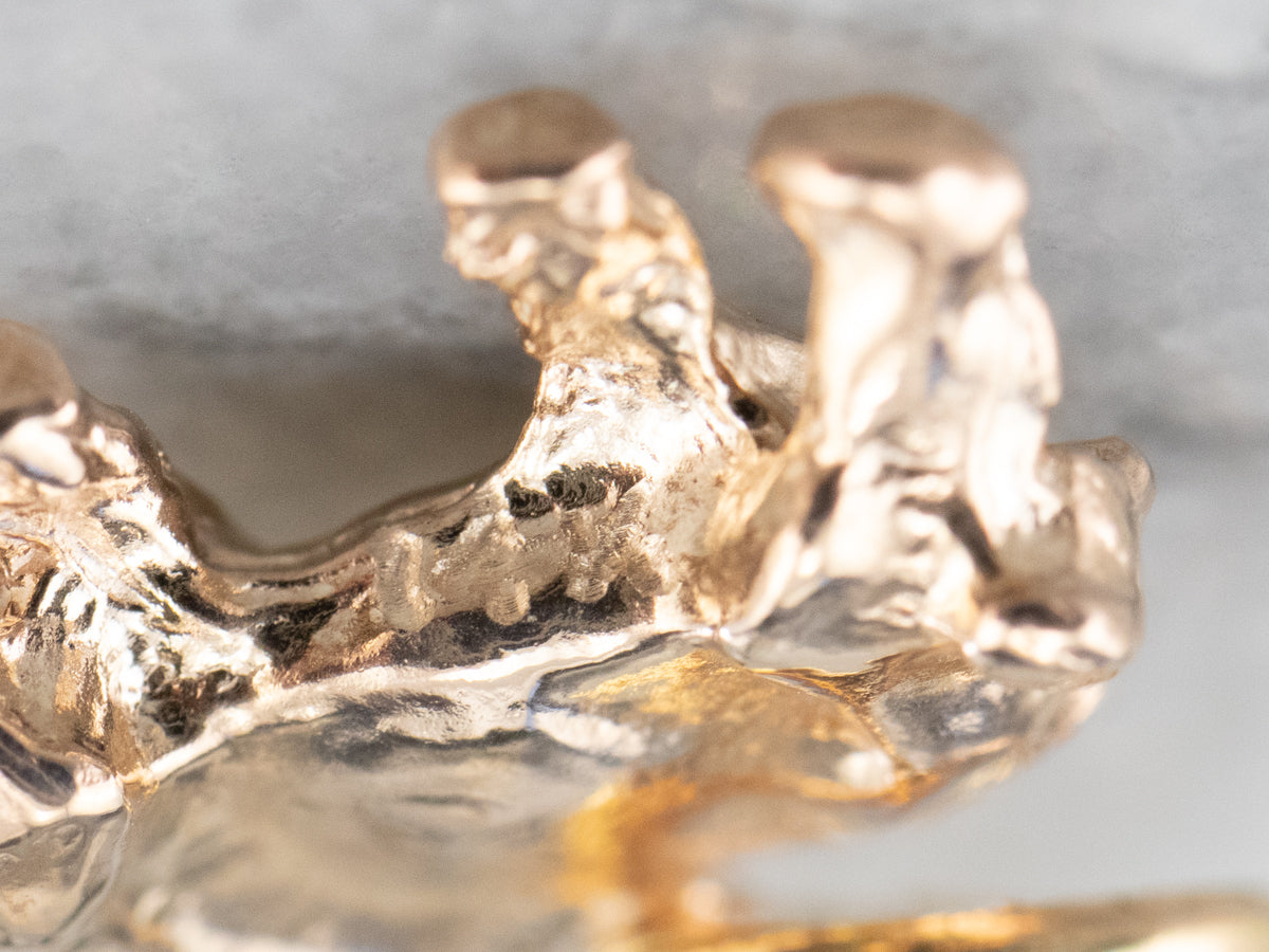 Vintage Gold Rhino Charm