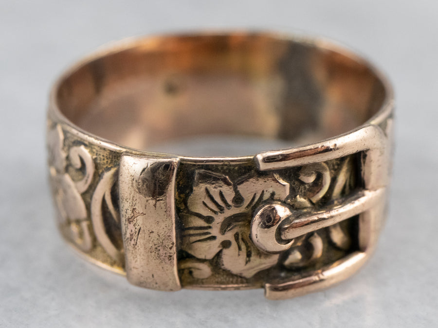 Floral Victorian Era Buckle Band