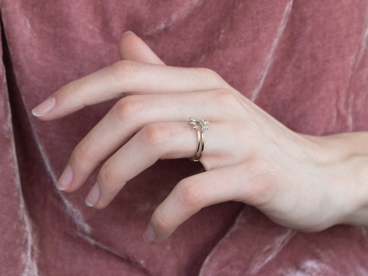 White Gold Diamond Enhancer Band