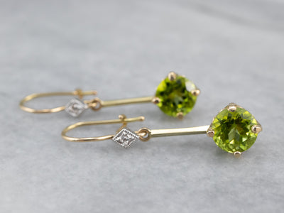 Aggregate more than 155 peridot and diamond earrings best