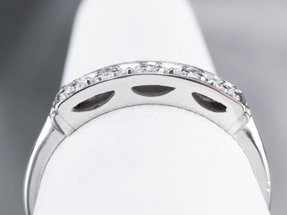 Platinum Diamond Wedding Band