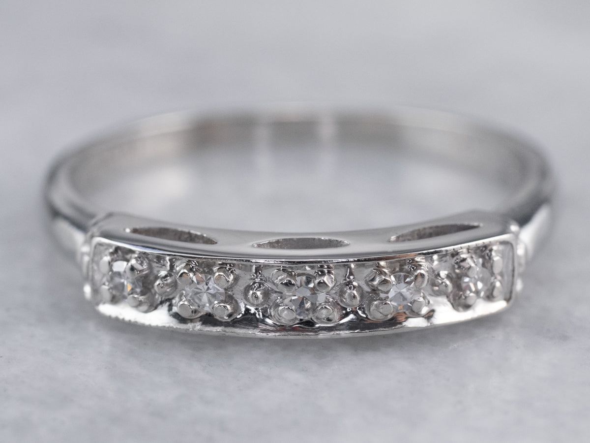 Platinum Diamond Wedding Band