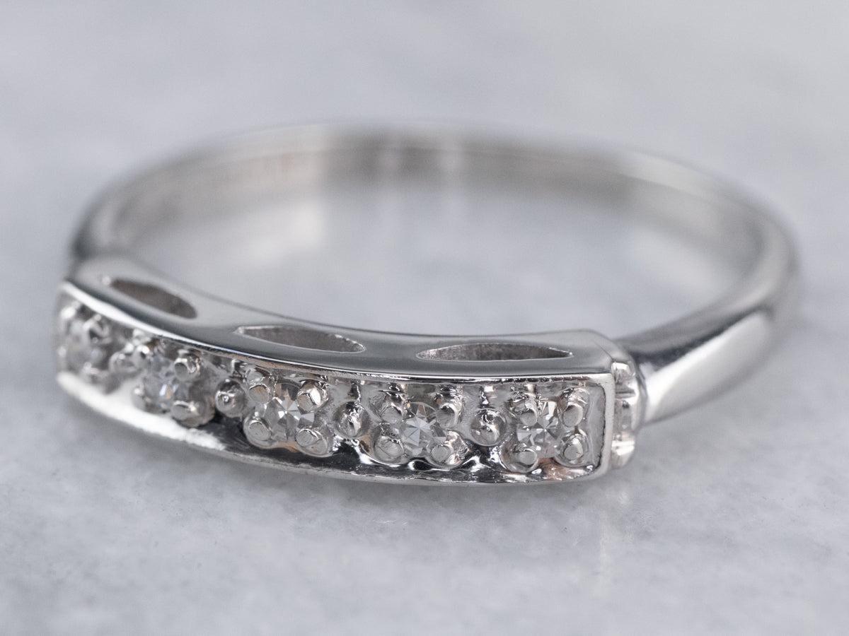 Platinum Diamond Wedding Band