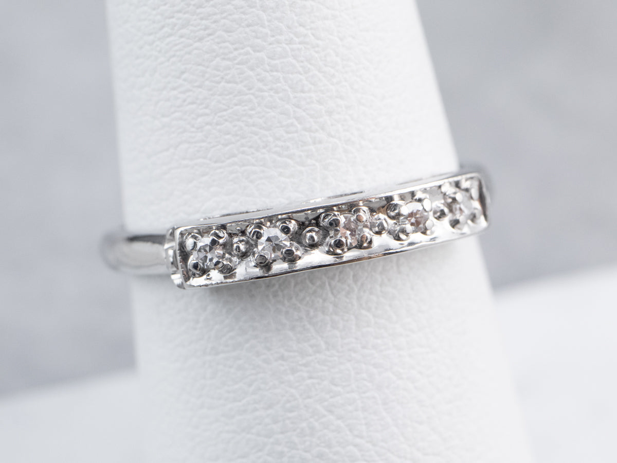 Platinum Diamond Wedding Band