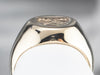 Vintage Coat of Arms Gold Signet Ring