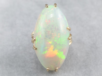 Vintage Opal Cocktail Ring