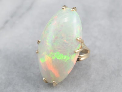 Vintage Opal Cocktail Ring