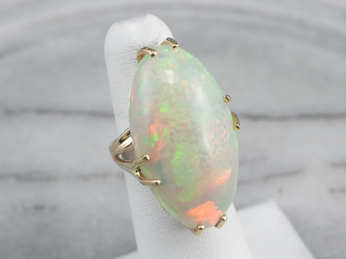 Vintage Opal Cocktail Ring