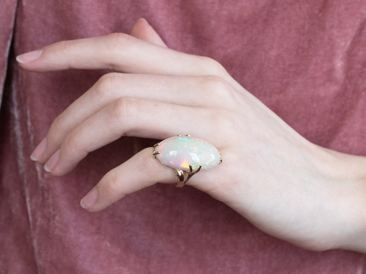 Vintage Opal Cocktail Ring
