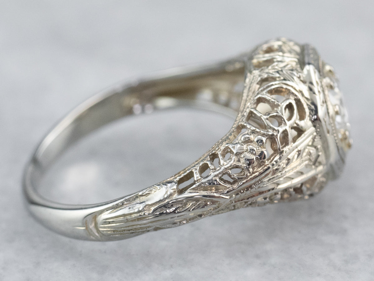 Art Deco Diamond Solitaire Ring