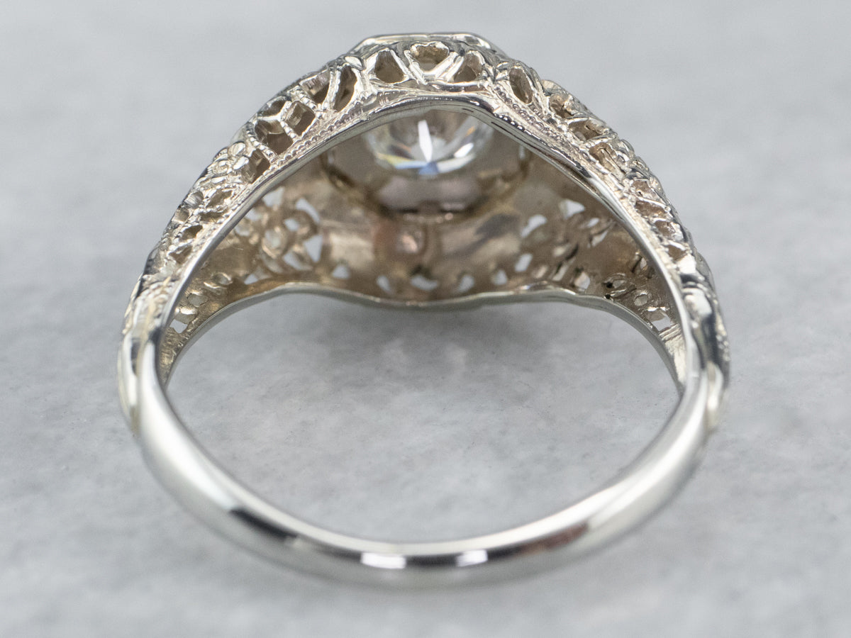 Art Deco Diamond Solitaire Ring
