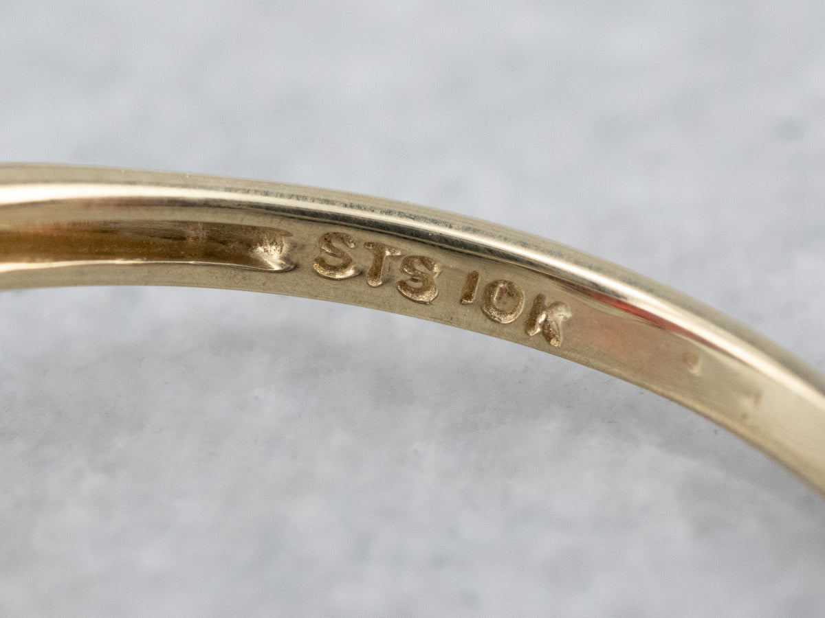 Cushion Cut Garnet Gold Statement Ring