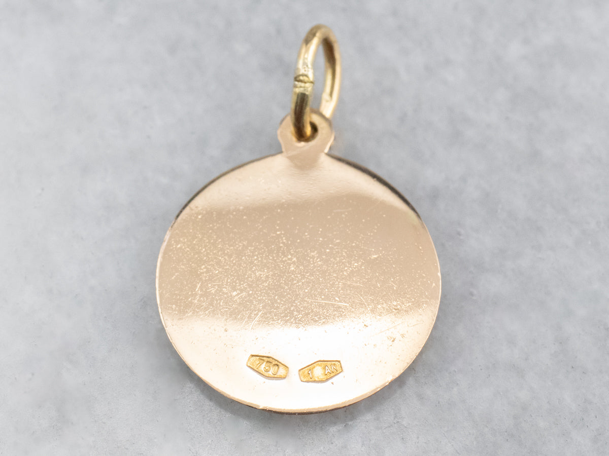 Vintage Religious Jesus Medallion