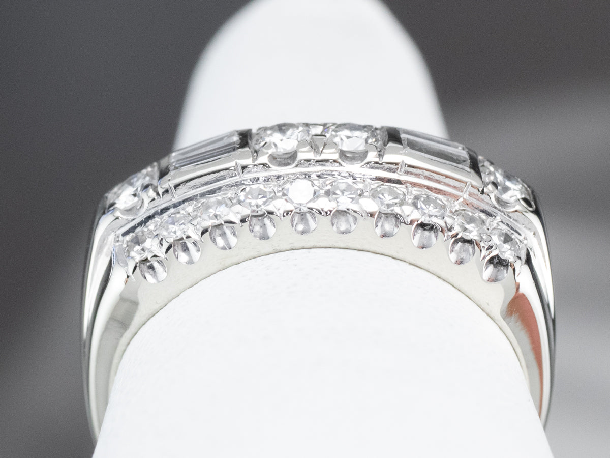 White Gold Diamond Anniversary Band