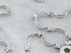 18K White Gold Modern Diamond Necklace