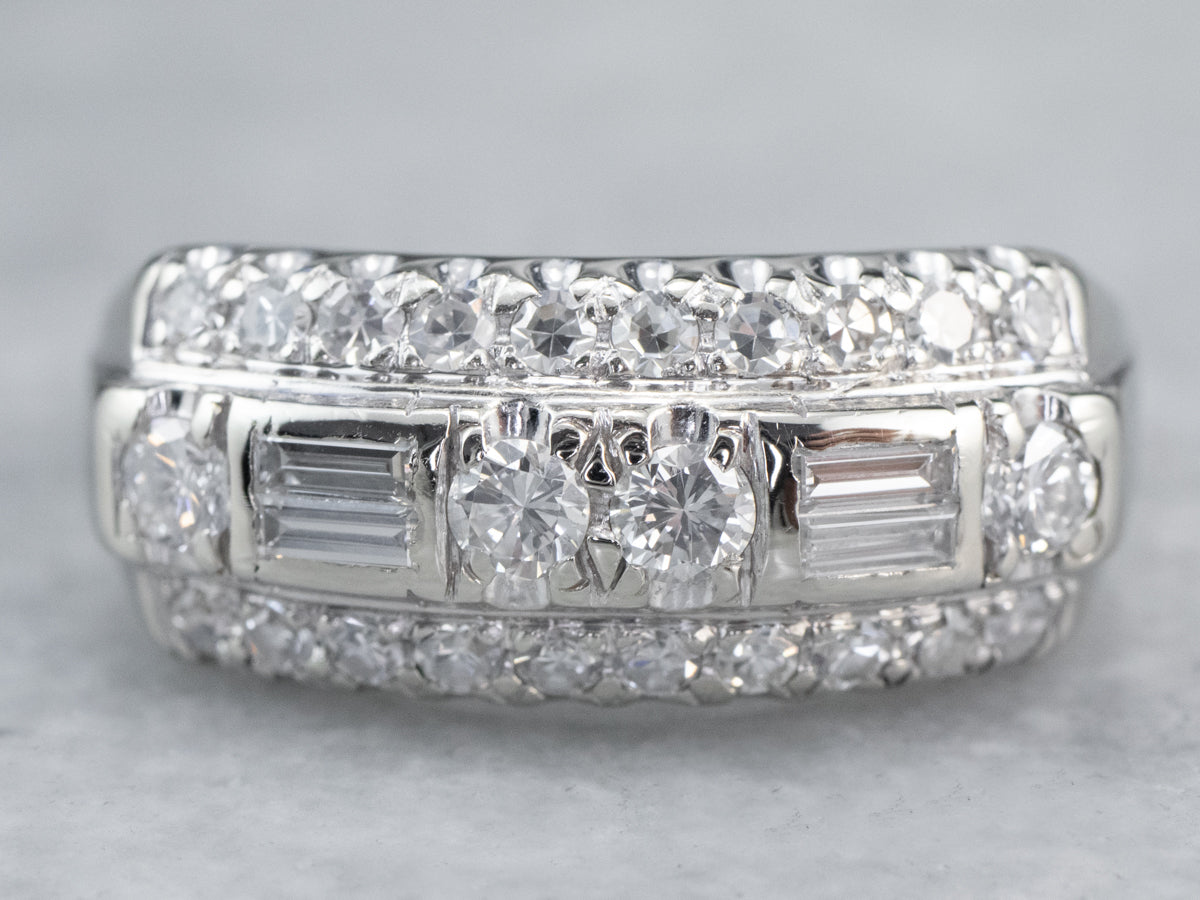 White Gold Diamond Anniversary Band