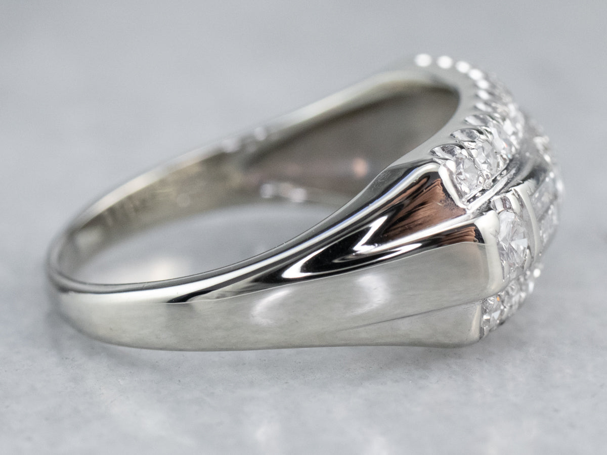White Gold Diamond Anniversary Band