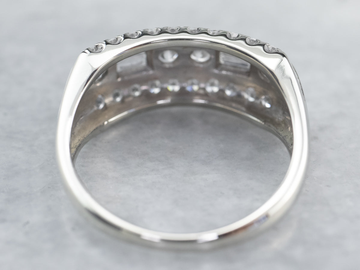 White Gold Diamond Anniversary Band