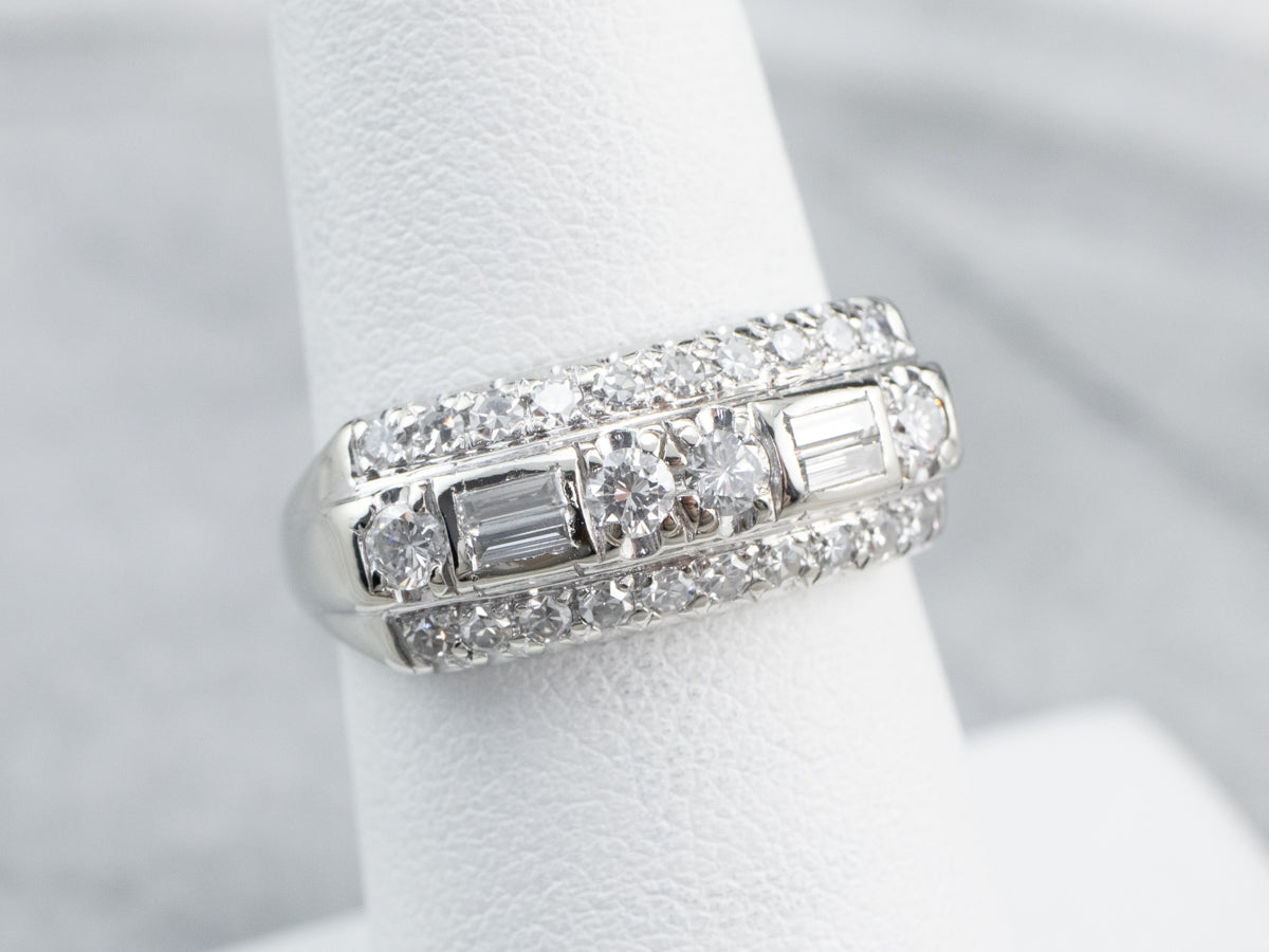 White Gold Diamond Anniversary Band