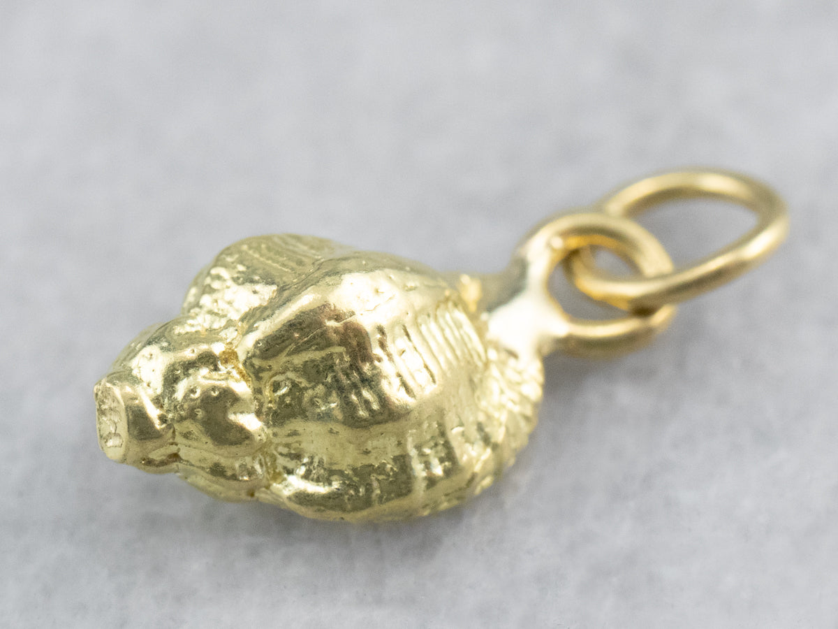 Small Conch Shell Charm