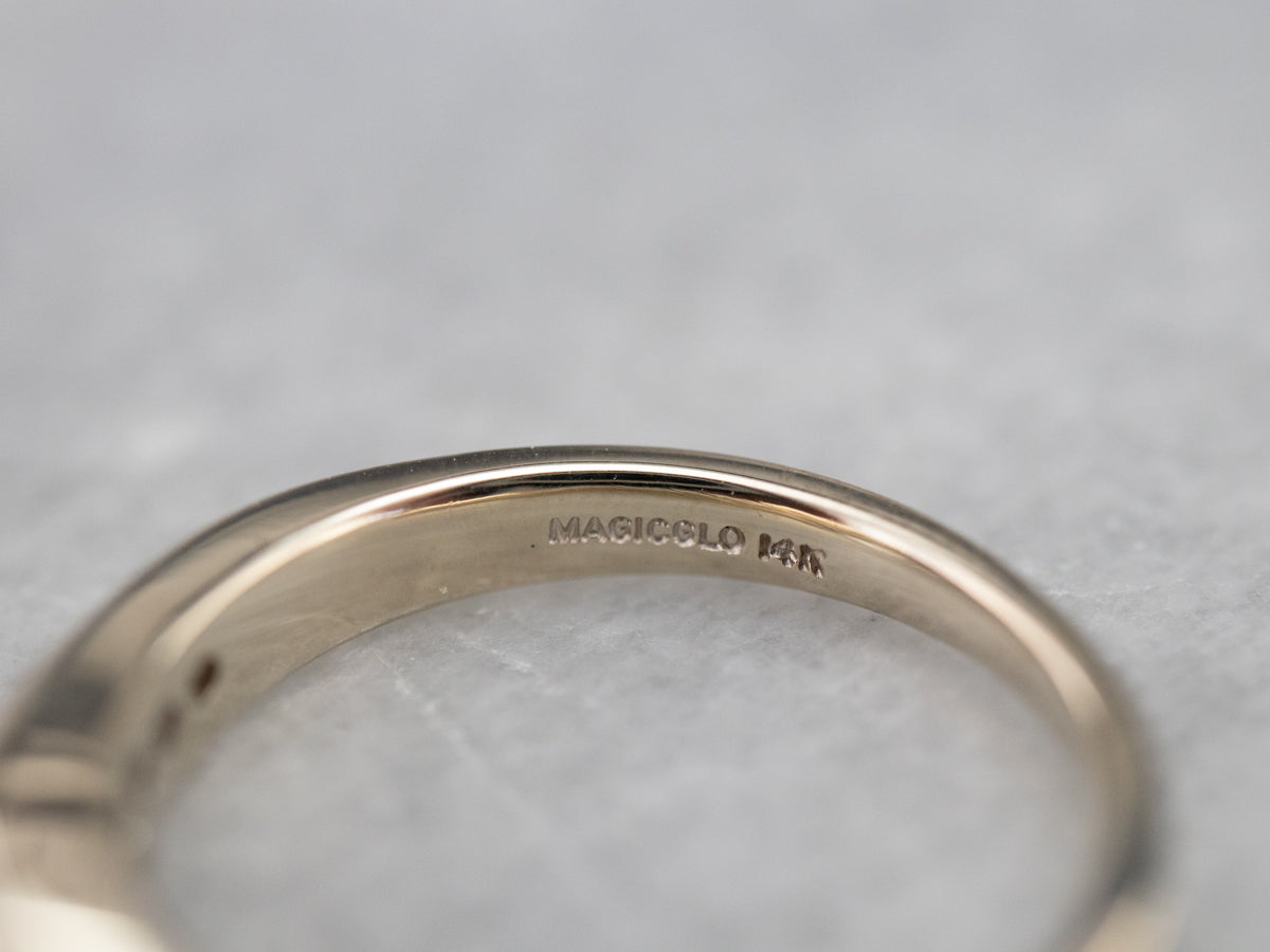 Curved Channel Set Diamond Band