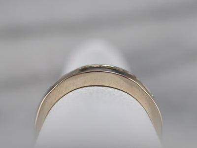 Curved Channel Set Diamond Band