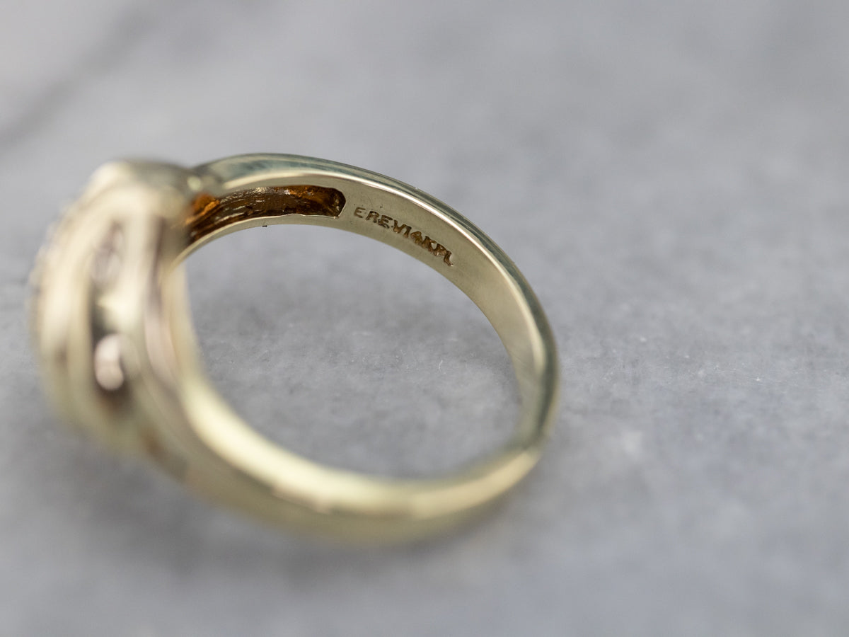 Yellow Gold Diamond Cocktail Ring