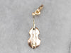 Vintage 18K Gold Violin Charm