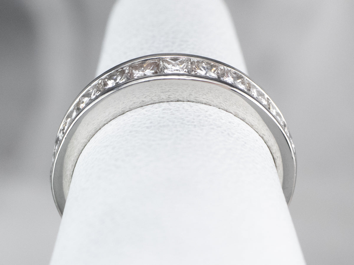 Channel Set Platinum Diamond Band