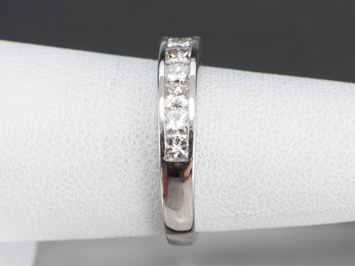 Channel Set Platinum Diamond Band