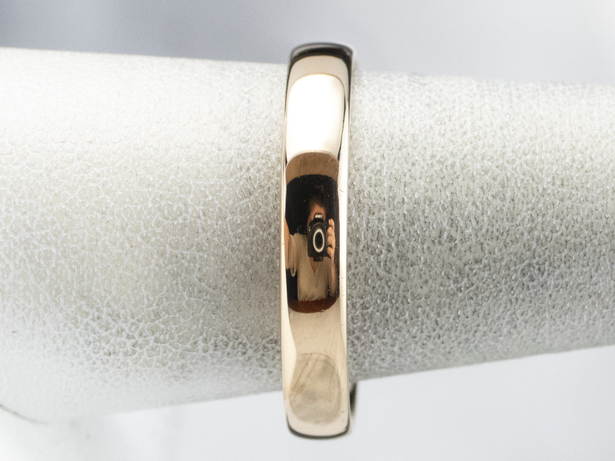 Unisex 14K Yellow Gold Wedding Ring