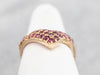 Ruby and Gold Fashion Ring