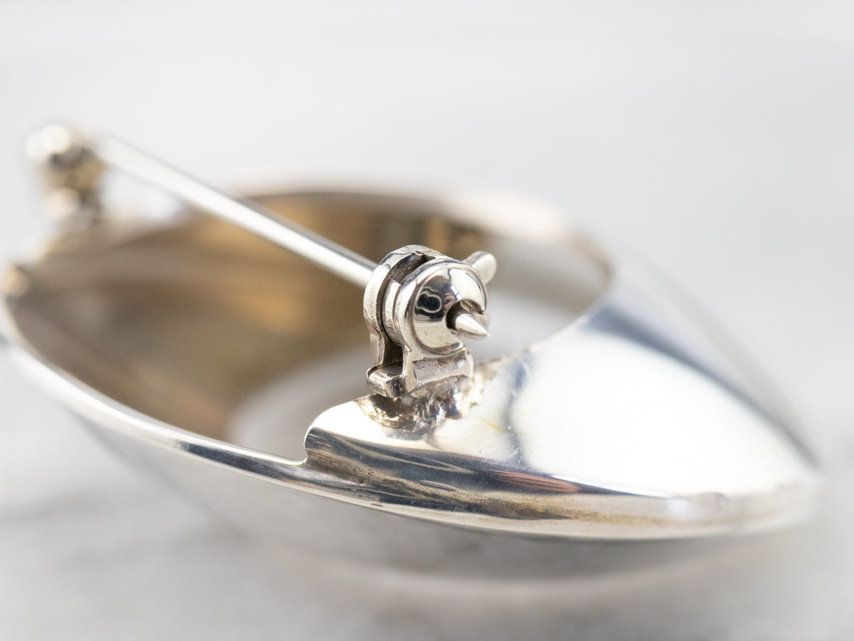 Mix Metal Spanish Conquistador Brooch