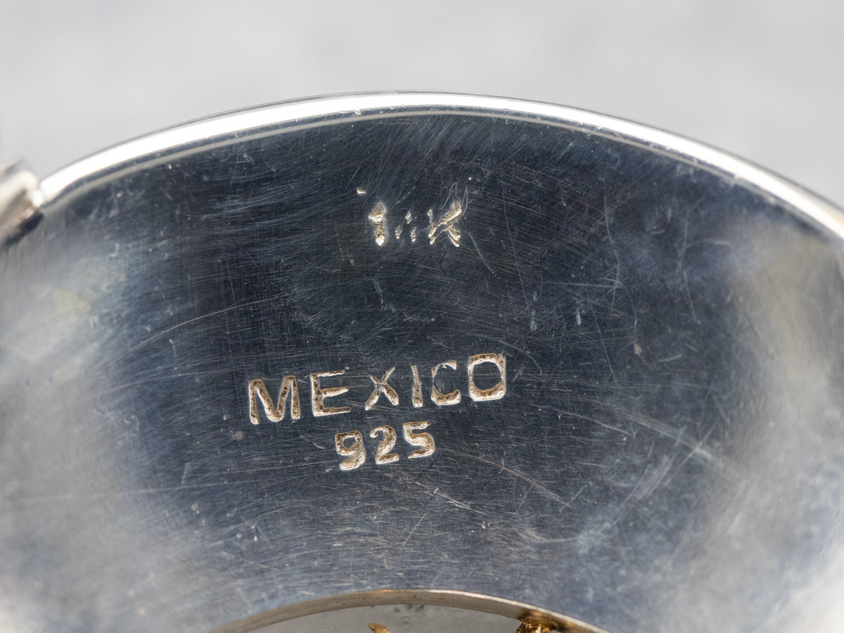 Mix Metal Spanish Conquistador Brooch